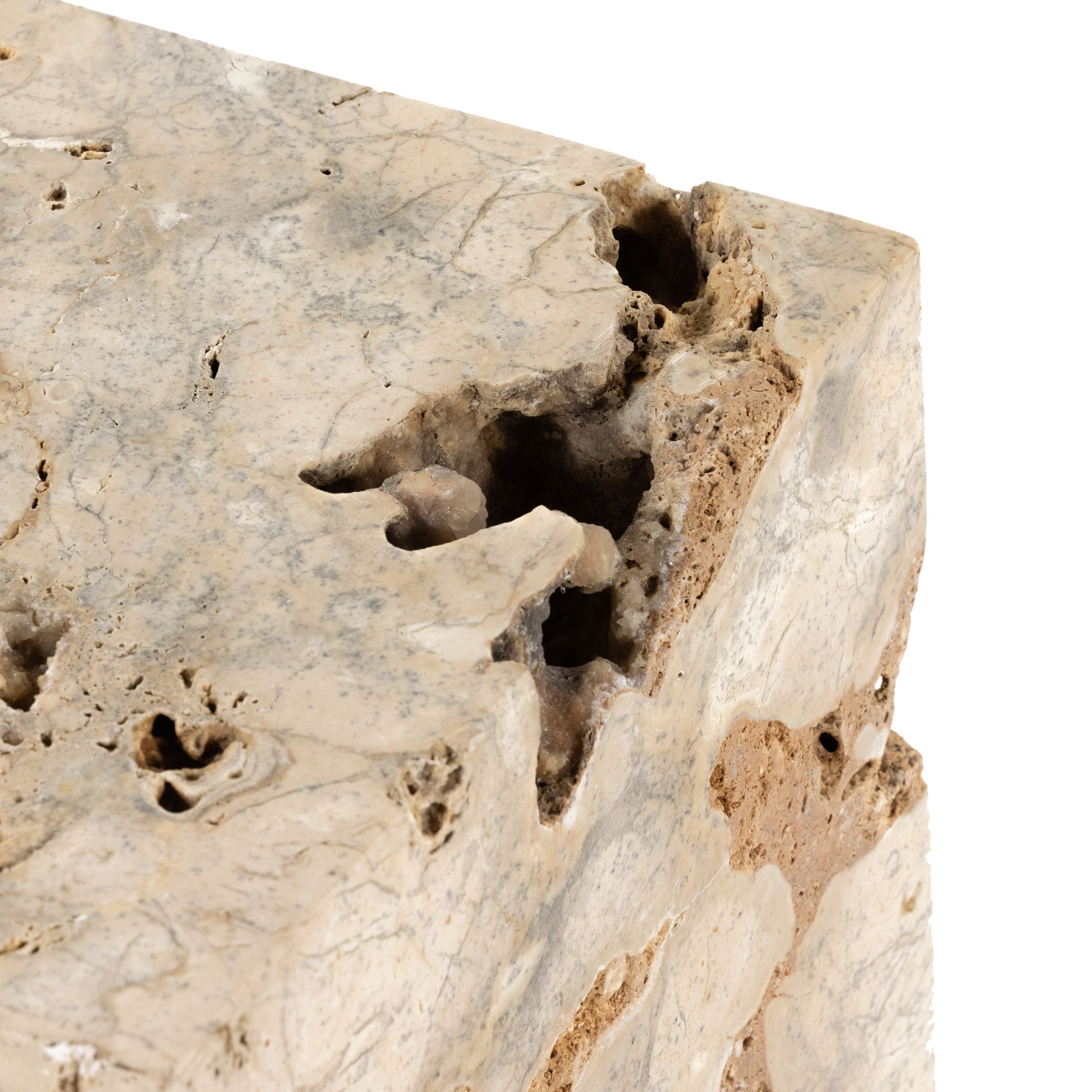 Bring an element of natural design into your space with the Romano Pull Up Table.
