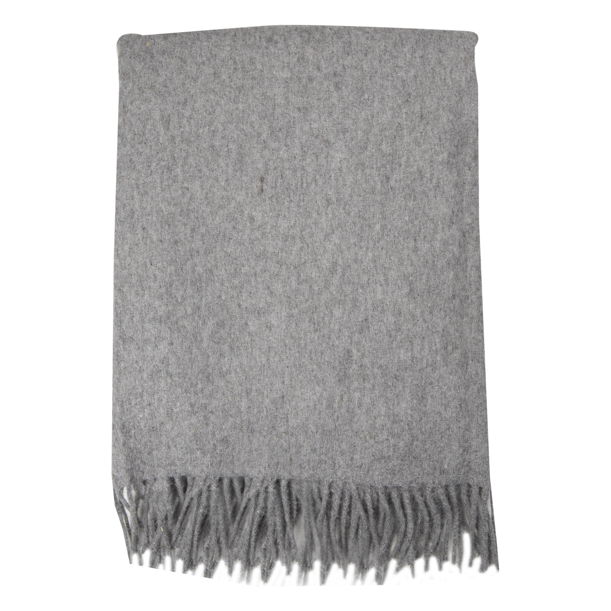 Luxurious and desirable, the Solid Alpaca/Lambswool Throw in light greyfeatures an exquisitely soft fabric that is made from a blend of alpaca and lambswool fibre.