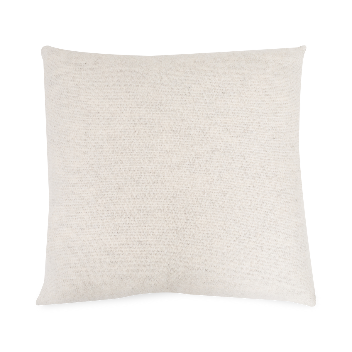 Inherently versatile, the Double Sided Pillow can be used on both sides, featuring two neutral palettes and an elegantly textured New Zealand wool.