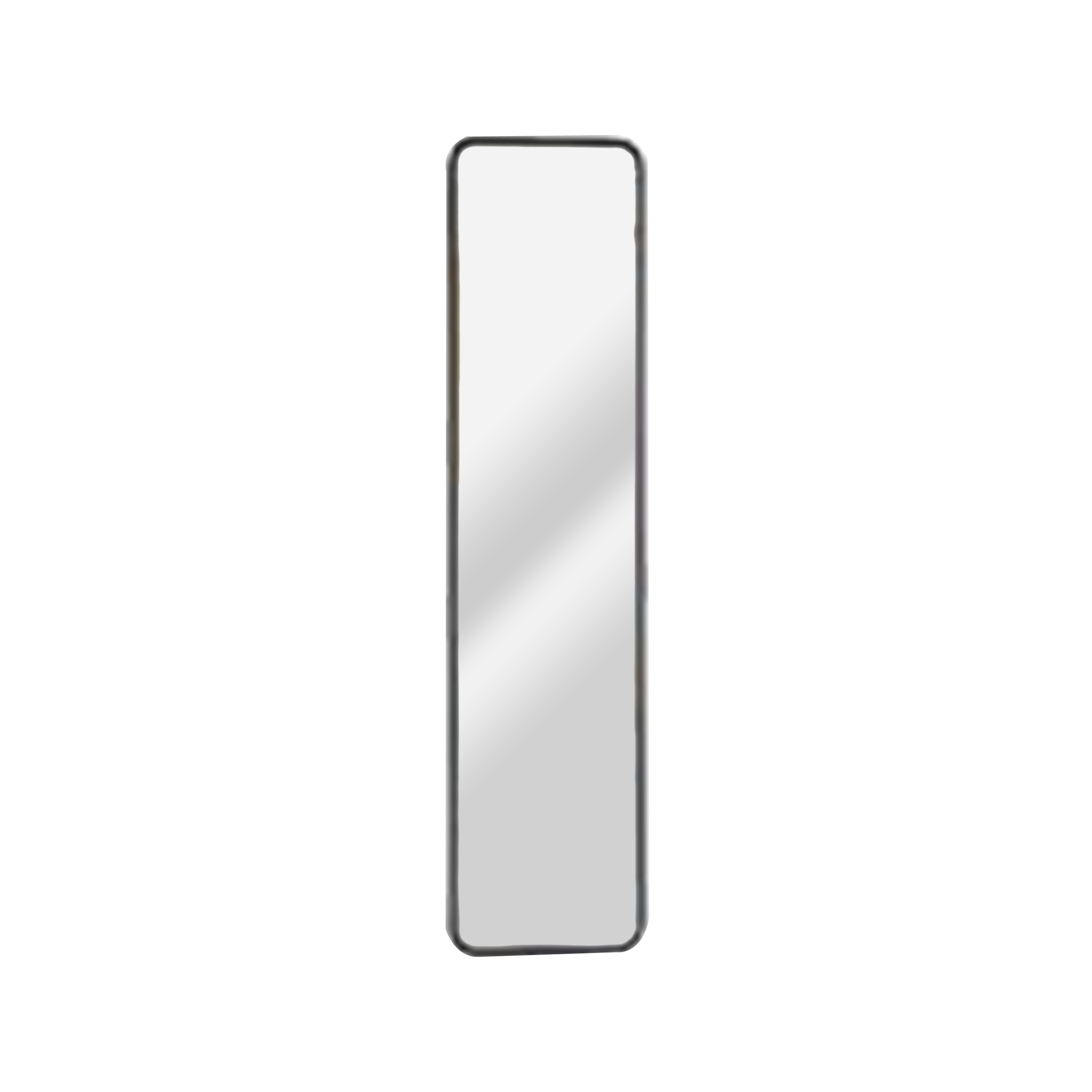 This full-length mirror can be mounted on or leaned up against the wall to fit your desired space.