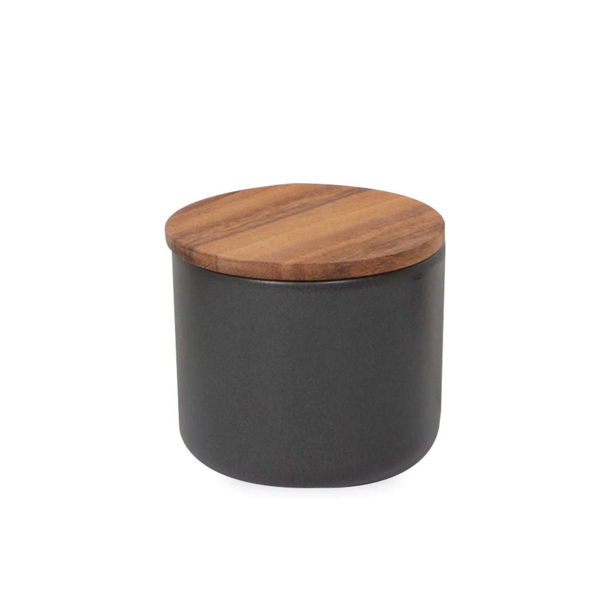 These Stoneware Acacia Canisters are handmade in Thailand and feature a ceramic body with an acacia wood lid to keep contents fresh and secure.