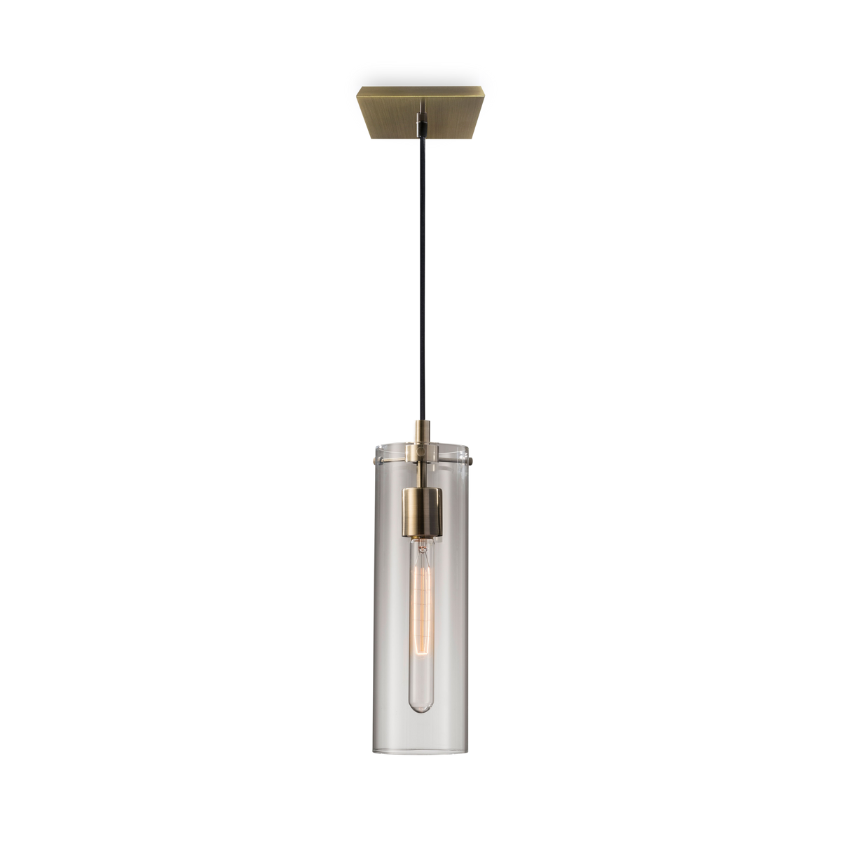 The Glass Cylinder Pendant is a modern-industrial styled lamp tailored to homes seeking functional mood lighting and bold design.