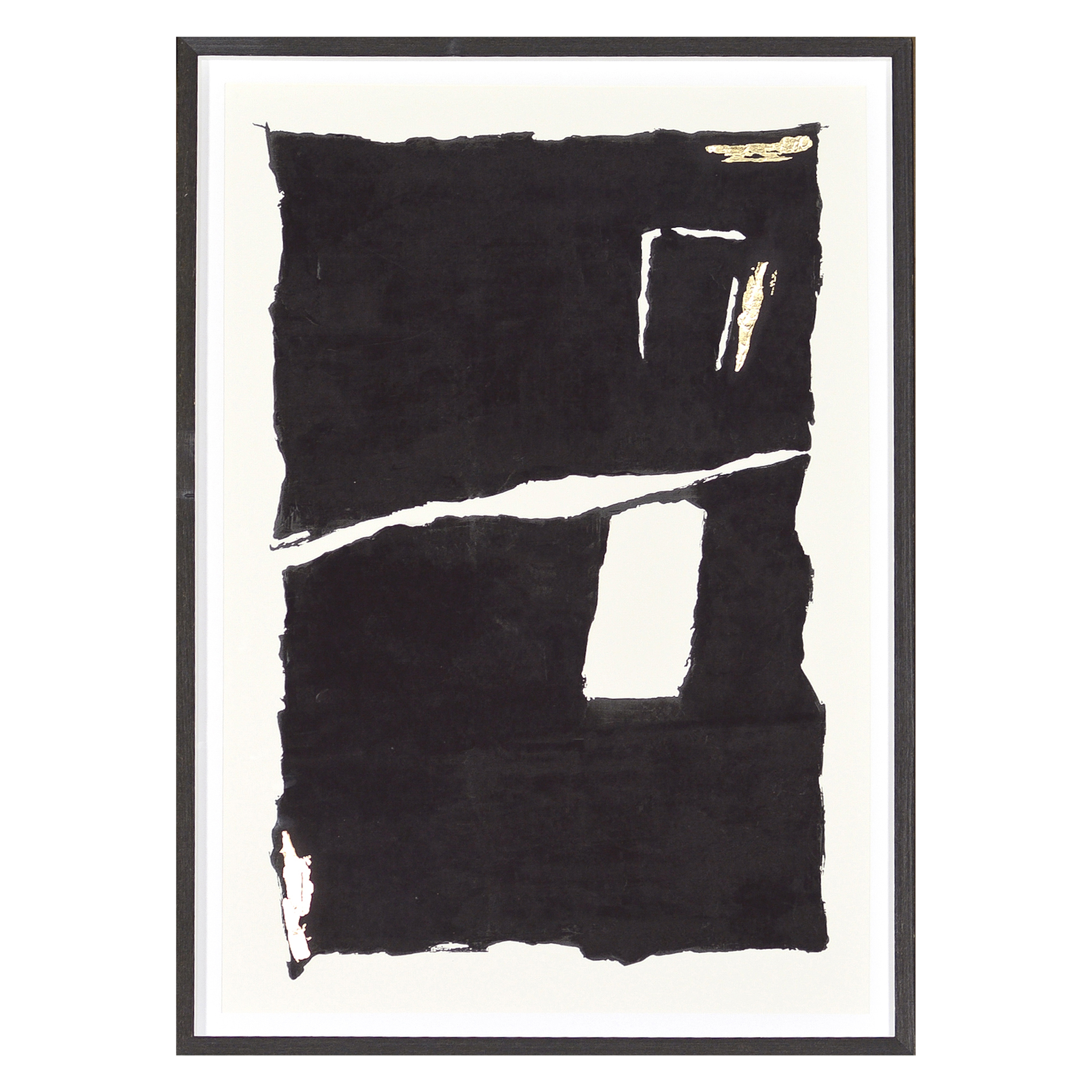A unique, simple abstract piece that adds to any décor with its contemporary, unrestrained flair.