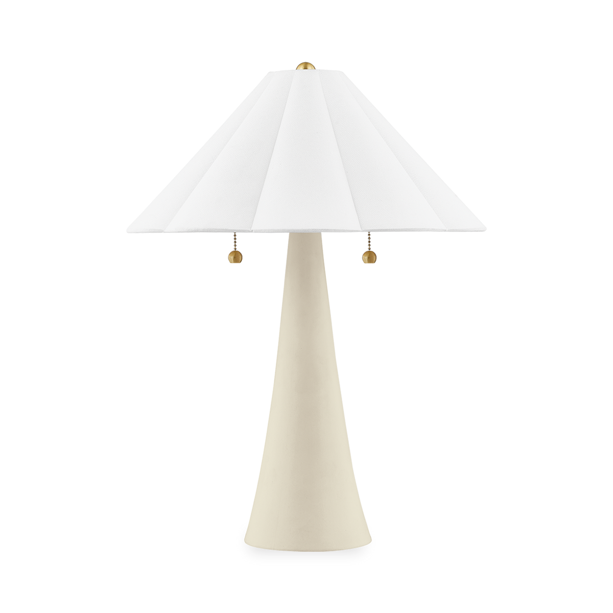 The Alana Table Lamp keeps things light and airy.