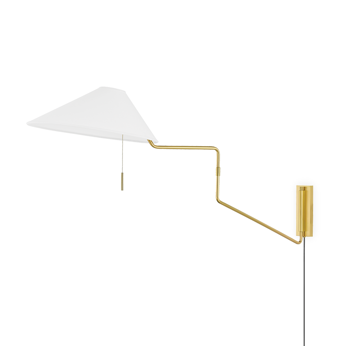 The Aisa Wall Light is a classic mid-century style lihjy made modern.