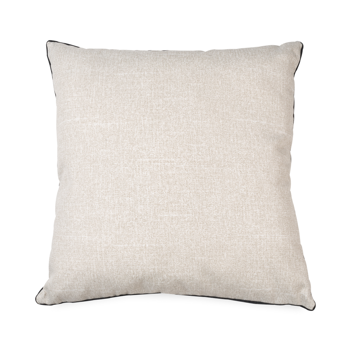 With a focus on weather performance and textural appeal, the Piping Outdoor Pillow is woven with a comfortable, weather-resistant beige fabric.