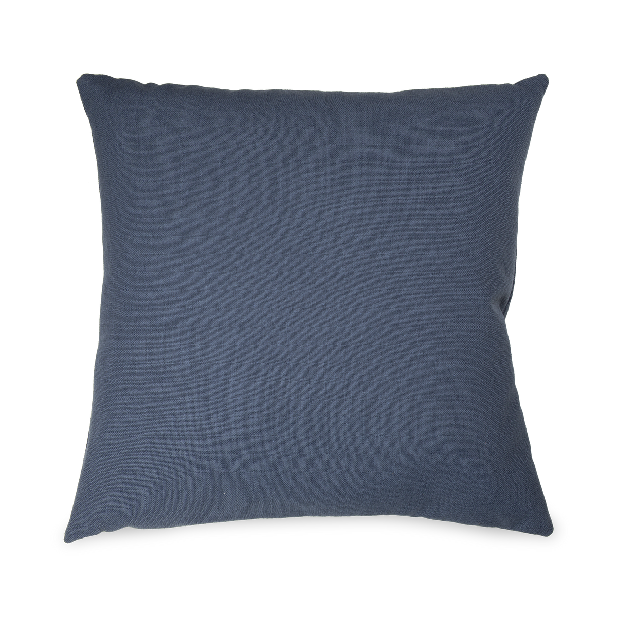 Simple and clean, this throw pillow is made from 100% pure linen in rich navy colour.