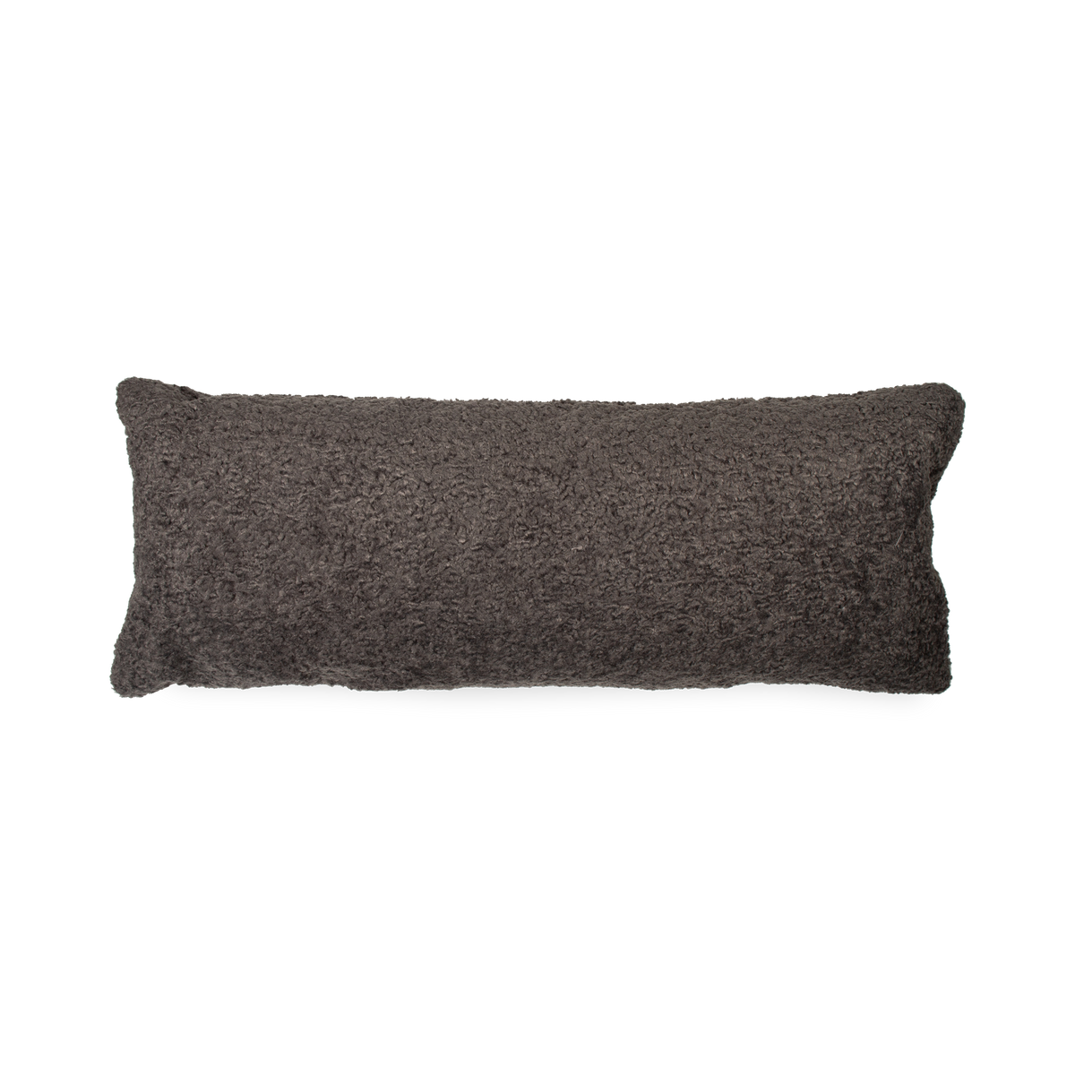 This Sheepskin Pillow features a textured exterior with soft sheepskin-like material.
