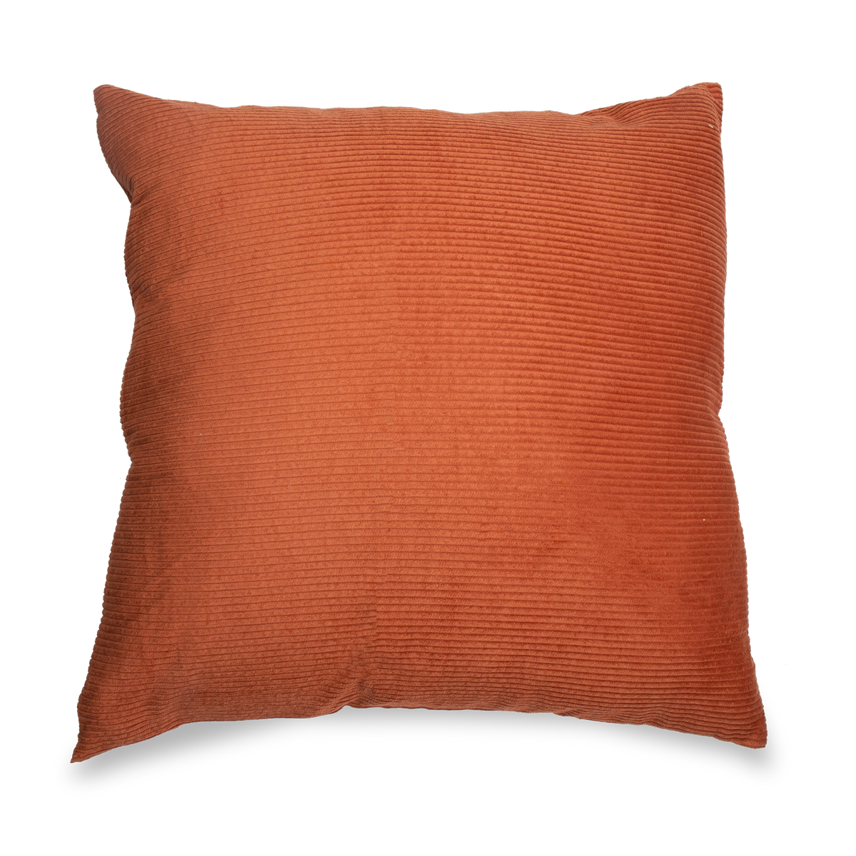 The Corduroy Pillow in orange is texturally significant.