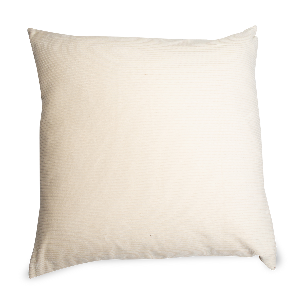 The Corduroy Pillow in white is texturally significant.