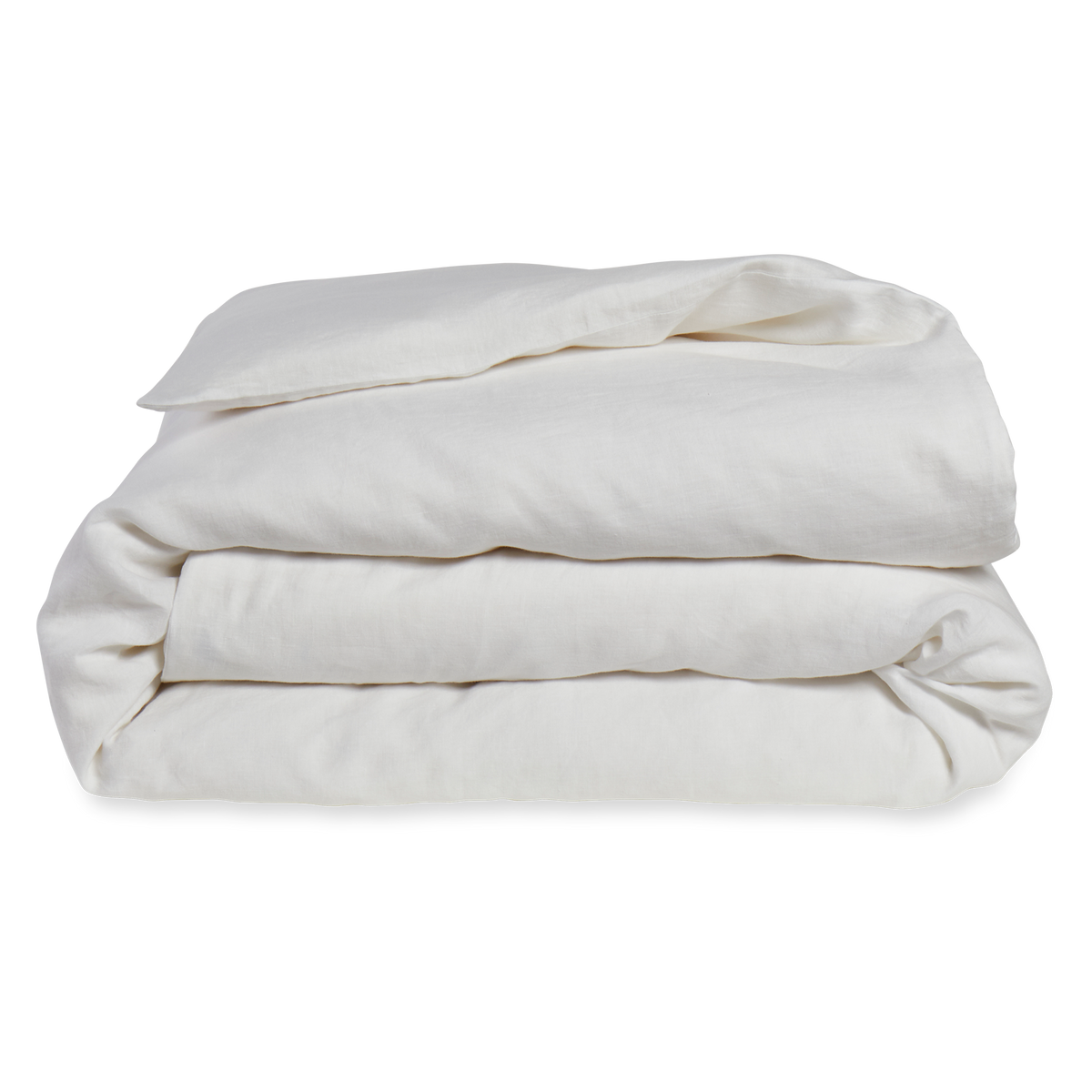 Made in Portugal using the finest French flax linen and stonewashed for a relaxed, perfectly imperfect look, this Duvet Cover is light, breathable, and softer with every sleep.